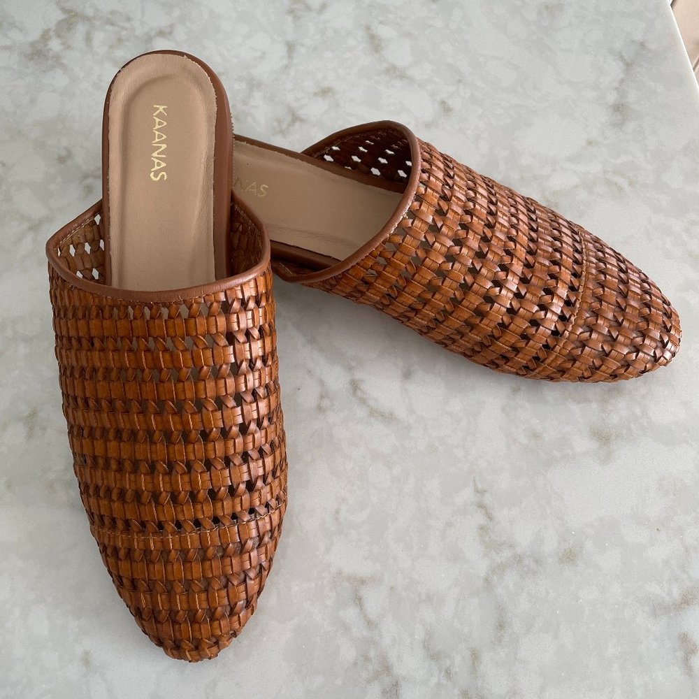 woven mules by Kaanas